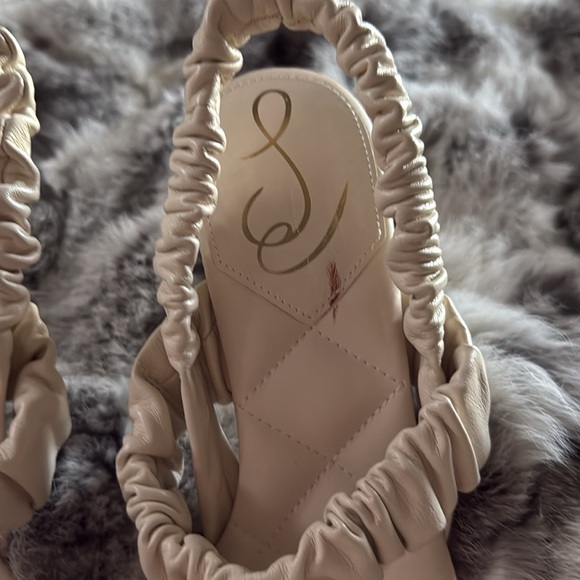 Sam Edelman Marlena Ivory Padded Heels- size 7.5 - Picture 6 of 8